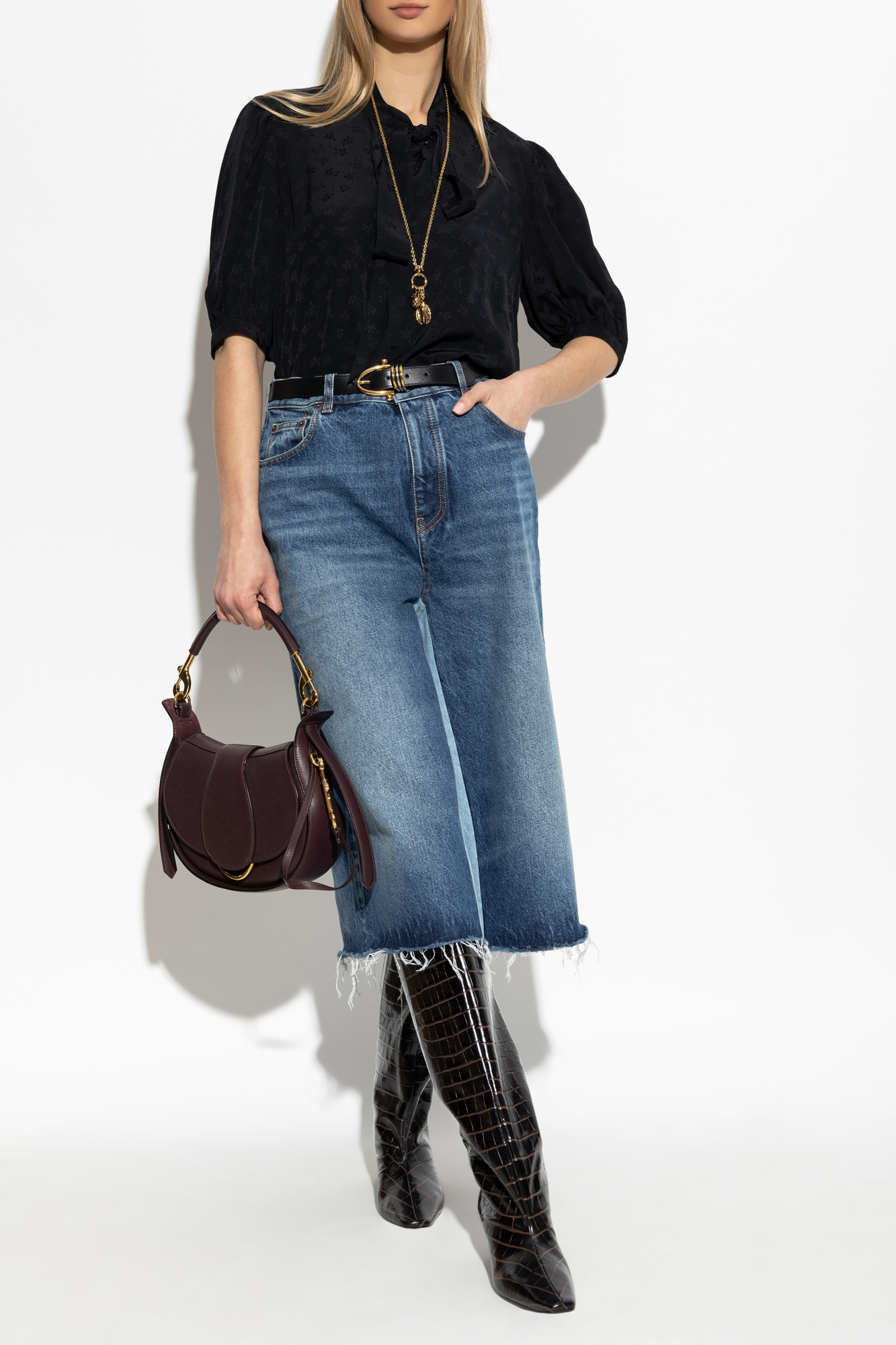 Blue Denim shorts Chloé - Vitkac Canada